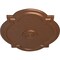 Ekena Millwork Waltz Ceiling Medallion (Fits Canopies up to 4 1/2"), 21 1/4"W x 17 3/8"H x 1"P, Polished Copper CM21WAPOS - alternate 2